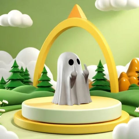 Halloween Cute Resin Spooky Statue